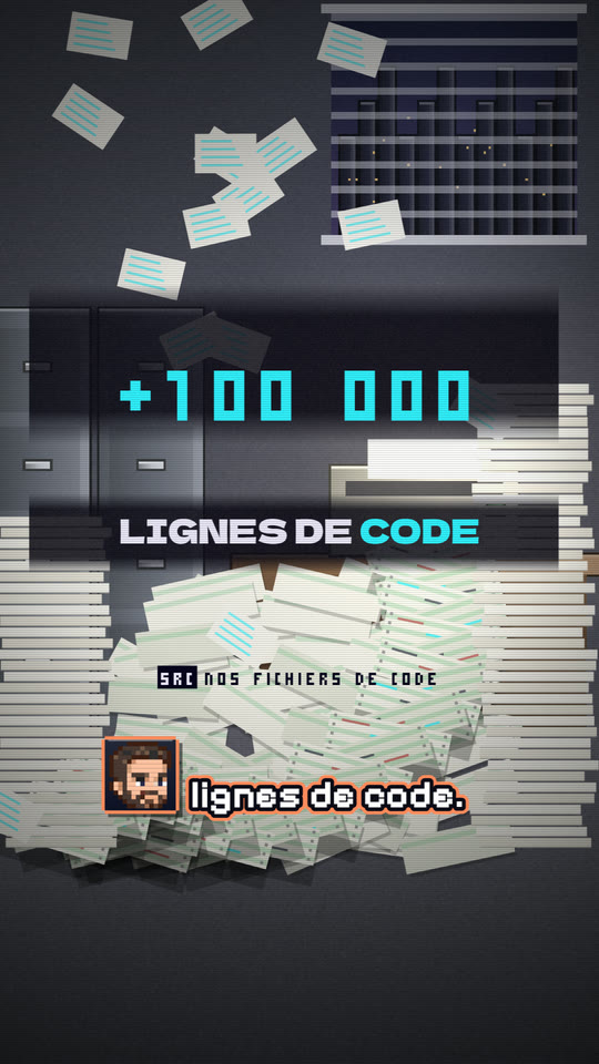 Un compteur et des montagnes de papier